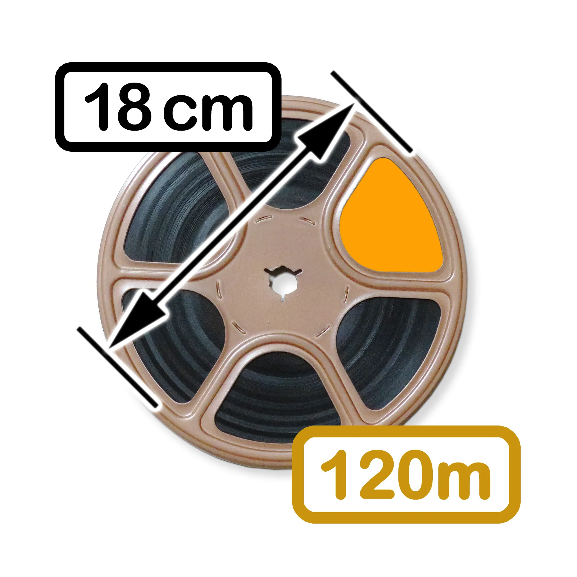 Transfert de films 8mm - 120m (400ft)