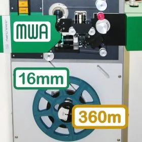 16mm-Filmübertragung - 360m (1200ft)