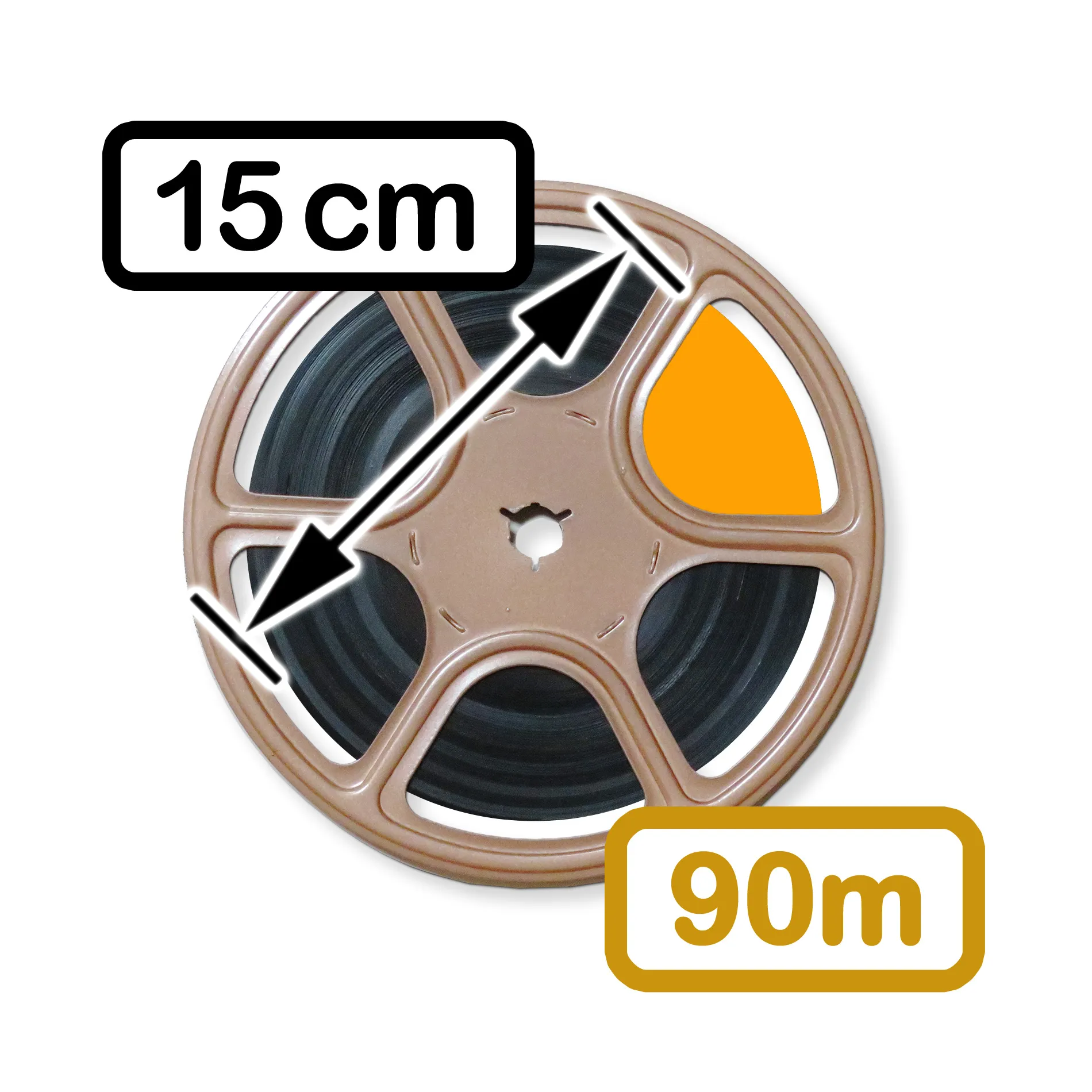 Transfert de films 8mm - 90m (300ft)