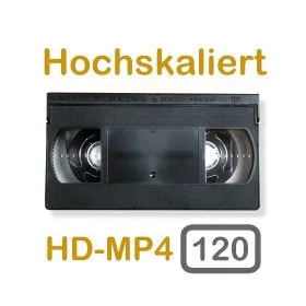 Video-Band Digitalisierung - 120 Minuten - High Definition (HD-hochskaliert)