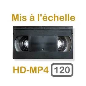 Numérisation de bandes vidéo - 120 minutes - Haute Définition (HD améliorée)