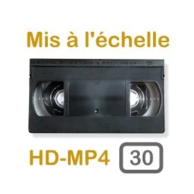 Numérisation de bandes vidéo - 30 minutes - Haute Définition (HD améliorée)